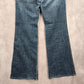 Gap Limited Edition Blue Denim Flare Wide Jeans Y2K Retro Pants Bottoms 6