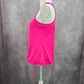 Old Navy Active Pink Crisscross Cutout Back Sportswear Tank Top Small