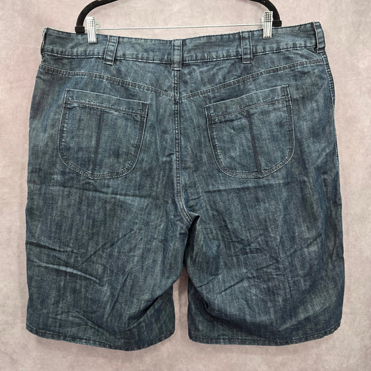 Riders by Lee Blue High Rise Twinkle Denim Bottoms Pants Shorts Plus 24W