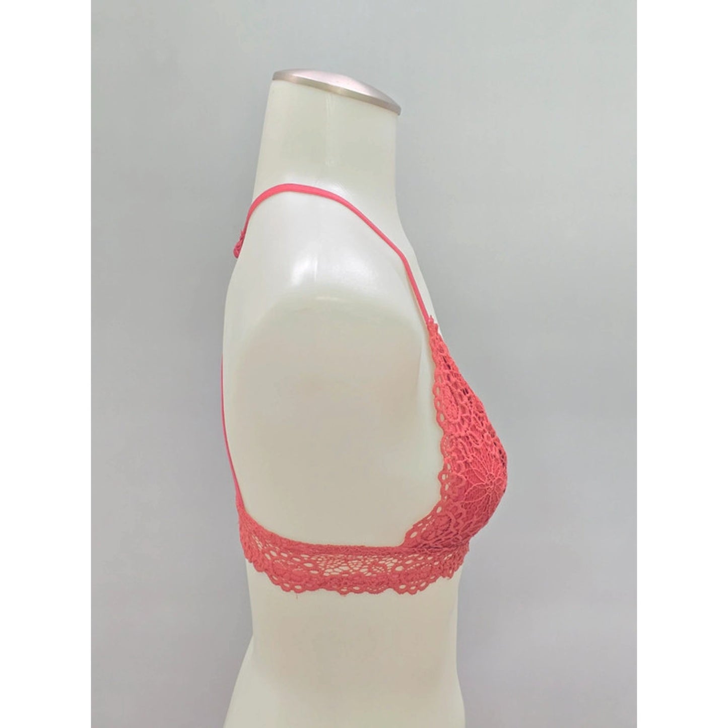 Colsie Rust Lace Floral Fairy Bridal Whimsy Romantic Bralette Small