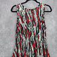 5th & Love Black Red High Low Sleeveless Flare Dress Extra Large XL