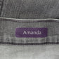 023. Gloria Vanderbilt Gray Amanda Straight Leg Denim Pants Jeans 12