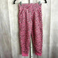 Jumping Beans Purple Animal Print Sweater Pant Set Girls Size 6X-7