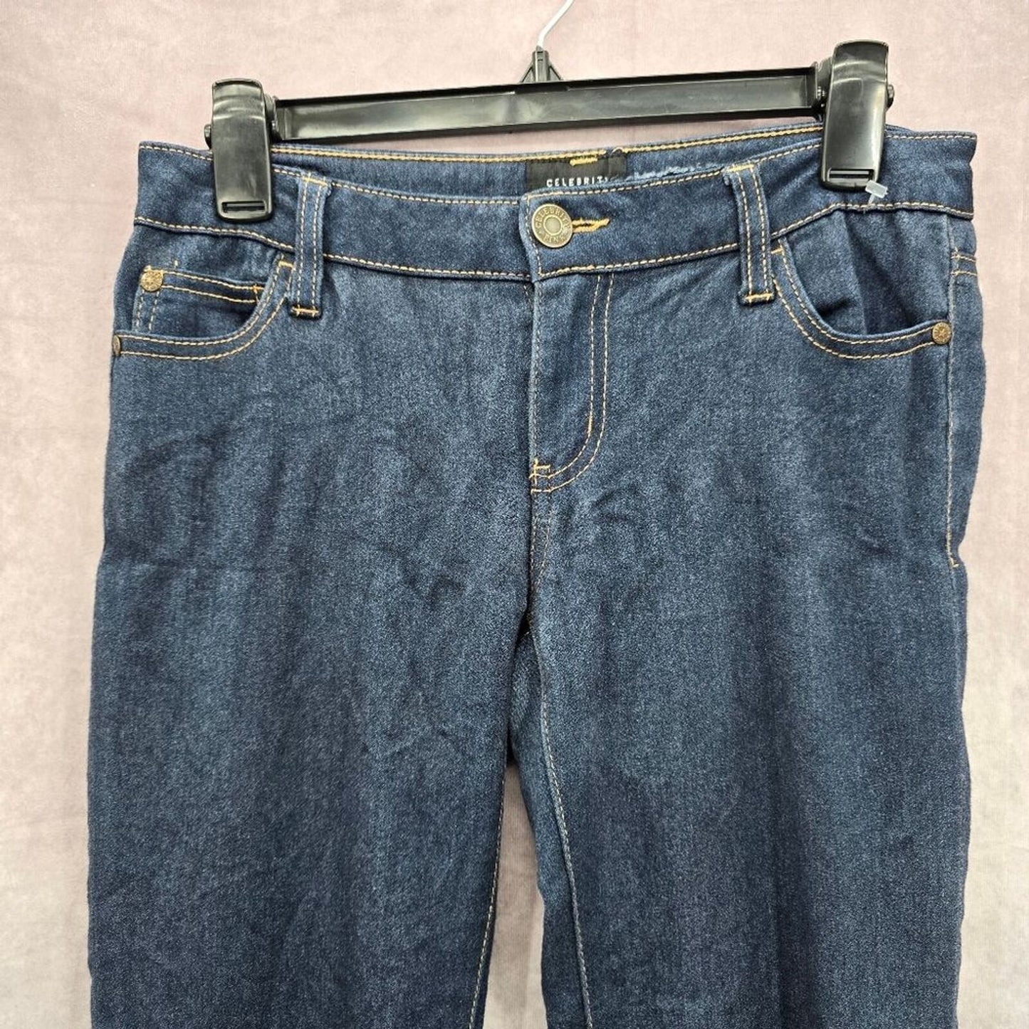 Celebrity Pink Blue Skinny Jeggings Jeans Denim Pants Size 7/28
