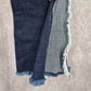 G&Z Apparel Blue Flare Fringe Western Button Vintage Jeans Pants Bottoms 32