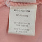 Shop The Trend Peach Sheer Long Sleeve Boho Cottage Lace Top Blouse Small