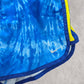 Nike Dri Fit Blue Yellow Stripe Running Active Sports Pant Shorts Extra Small XS