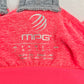 MPG Pink Orange Gray Racerback Sports Activewear Support Bra Tank Top Small