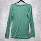 Liz Lange Maternity Green Long Sleeve Pullover Top Sweater Large