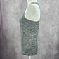 Asics Gray Heather Racerback Activewear Sportswear Tank Top Small