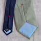 Tommy Hilfiger Yellow Gold Blue Executive Geometric Silk Men's Neck Tie