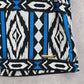 Calvin Klein Blue Black Print Sleeveless Pleated Stretch Top Blouse Plus 2XL