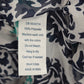 Downeast White Floral Tassel Boho Beach Swim Cover Up Duster Kimono XS/S
