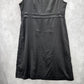 George by Mark Eisen Black Knee Length Sleeveless Flare Buckle Formal Dress 12