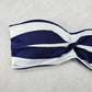 Mossimo Blue Stripe Bandeau Padded Sports Beach Bikini Bralette Swim Top S Small