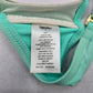 Mossimo Green Crisscross Strapless Bandeau Bikini Bralette Swim Top S Small