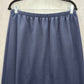 Leslie Fay Blue Knee Length Slit Stretch Executive Skirt Plus 14