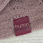 Burton Brown Tan Vintage Y2K Crochet Festival Bucket Knit Beanie Hat