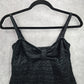 Catalina Black Crochet Lace Swimwear Tankini Top S Small 4-6