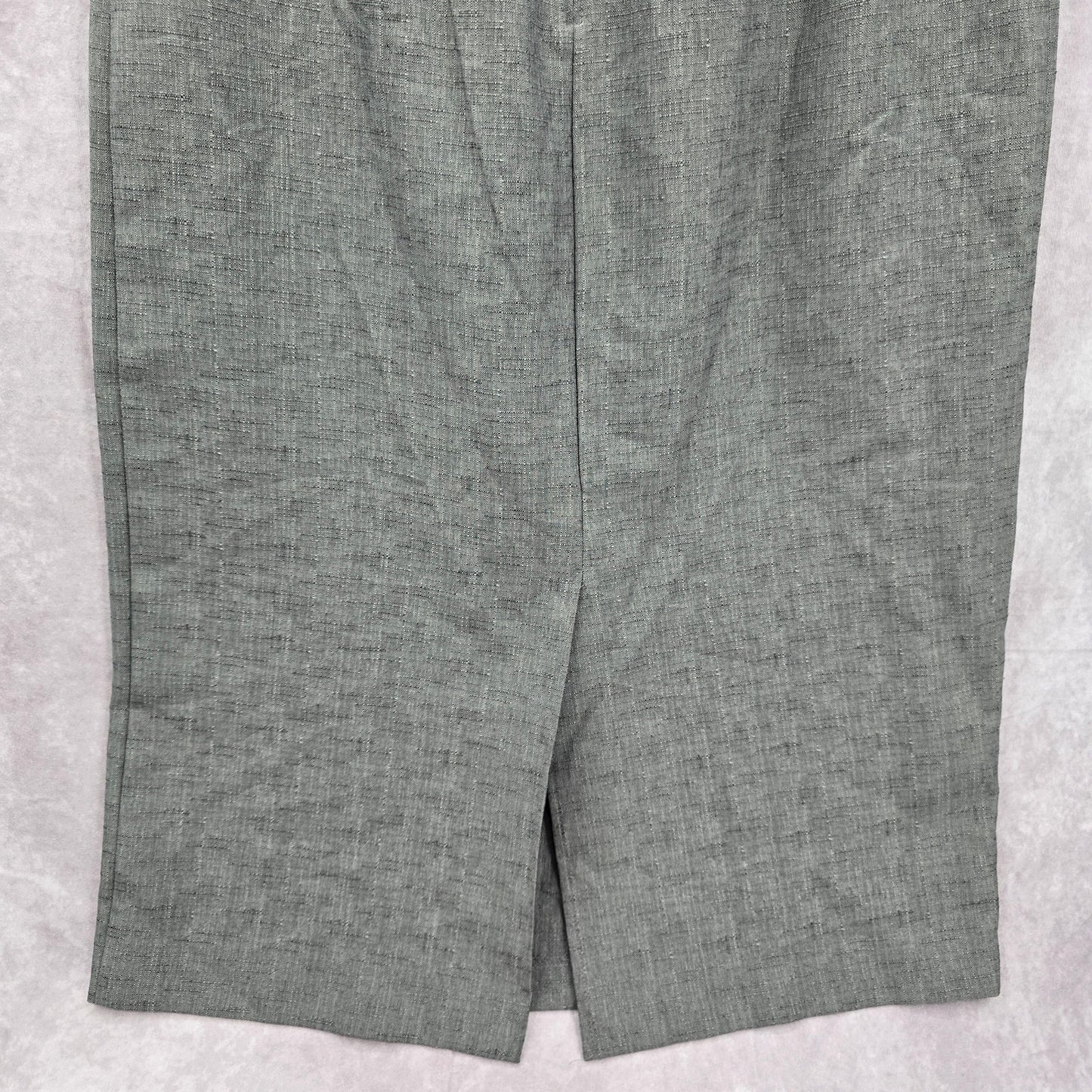 Sag Harbor Gray Midi Executive Church Slit Plus Skirt 14