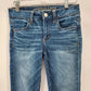 American Eagle Outfitters Super Stretch Blue Jeans Girls Junior Jegging 0 Short