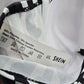Shein Black White Pattern Bikini Top Padded Underwire Swimwear 4XL
