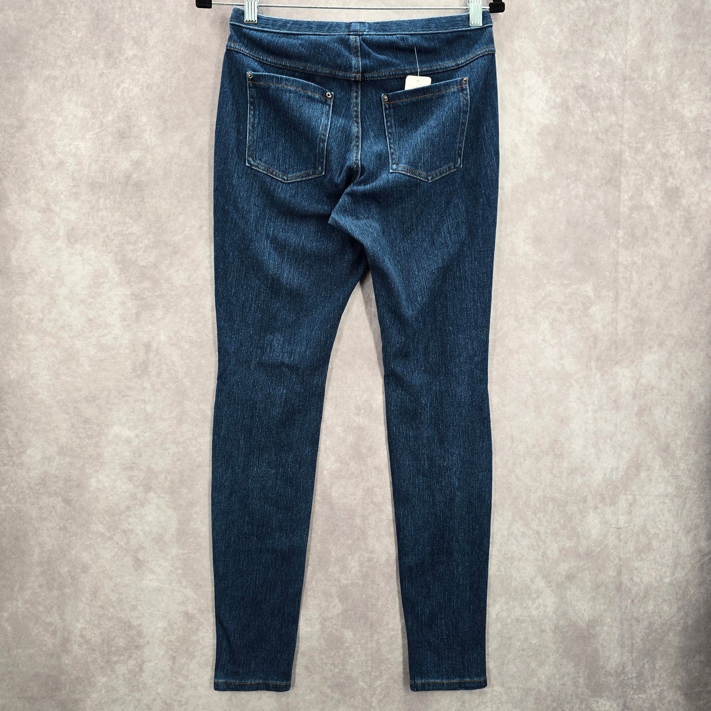 Blue Stretch Pullon Skinny Leggings Jeggings Cotton Jeans Pants S Small