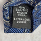 Joseph Abboud Royal Blue Gold Floral Paisley Executive Silk Neck Tie Men's