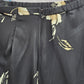 Kathie Lee Black Flare Floral Knee Length Zipper Boho Y2K Indie Skirt Plus 14