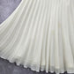 Preston & York Vintage Cream Pleat Flare Knee Length Short Skirt Plus 14