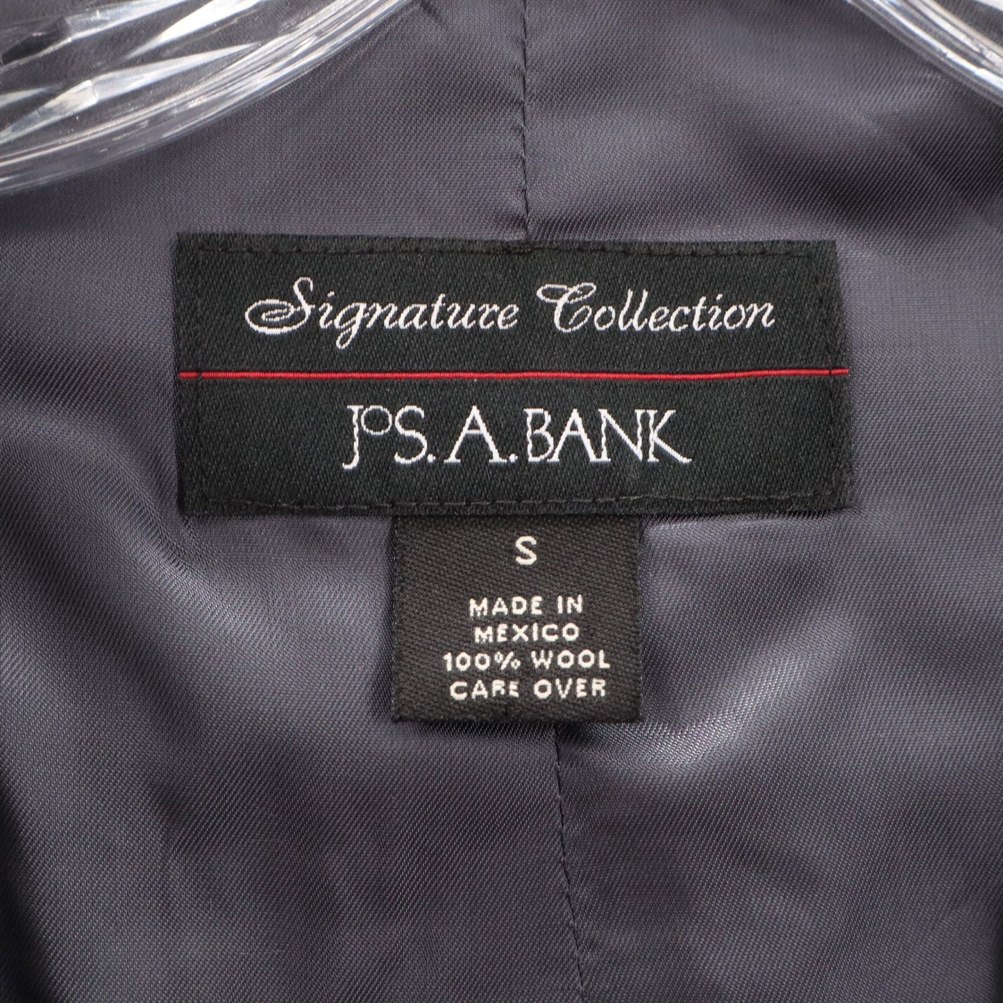 Jos A Bank Gray 5 Button Point Welt Pocket Wool Waistcoat Tuxedo Suit Vest S 42R