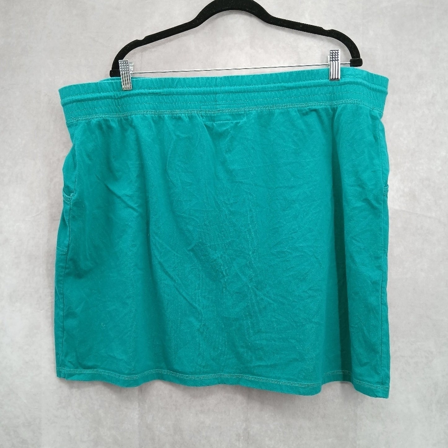 Merona Green Mini Skirt Pull On Tie Bottoms Plus Size 2XL