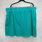 Merona Green Mini Skirt Pull On Tie Bottoms Plus Size 2XL