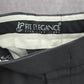 Fit Elegance Gray Mens Trousers Executive Tailored Suit Work Dress Pants 38x41