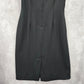Willow Ridge Black Sleeveless Knee Length Slit Formal Dress Large