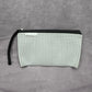 Jimelia White Black Neoprene Rope Small Crossbody With Zipper Pouch