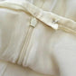 Preston & York Vintage Cream Pleat Flare Knee Length Short Skirt Plus 14