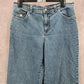 021. Gloria Vanderbilt Blue Cotton Denim Pants Straight Jeans 12 Short