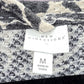 New Directions Gray Print Long Sleeve Y2K Western Fairy Sweater Top Medium