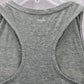 Adidas Gray Ultimate Tee Racerback Sleeveless Tank Top Large