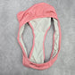 Venus Pink White Medium Cheeky Size 10 Bikini Bottom Swimwear
