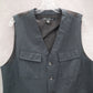 Kenneth Cole Blue 5 Button Point Pocket Waistcoat Formal Tuxedo Suit Vest M 42R