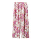 Mango Purple Floral Print Culotte Pants Wide Leg Cropped Bottoms XXL