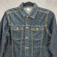 OshKosh B'gosh Blue Denim Cotton Span Button Jeans Jacket VTG Unisex Large L