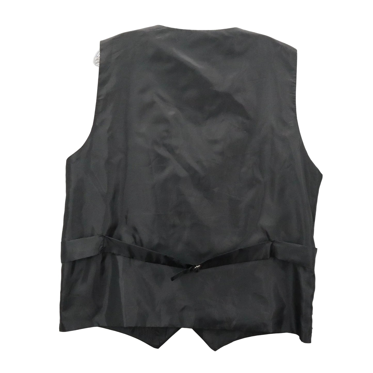 Black 5 Button Welt Pocket Point Waistcoat Formal Preppy Tuxedo Suit Vest L 44R