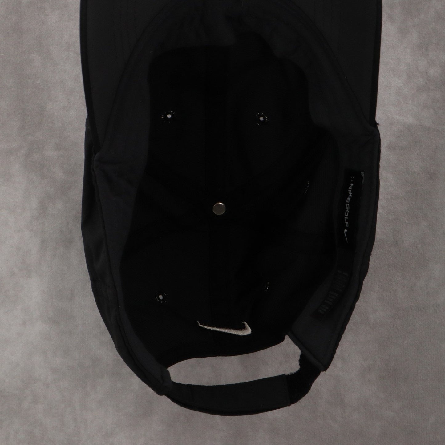 Nike Black Golf Cloth Strap Athletic Sports Baseball Cap Hat