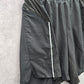 VRST Black Active Running Sports  Junior Youth Solid Zipper Lined Shorts S Small