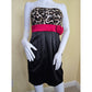 Black Party Animal Print Flower Y2K Mini Formal Prom Sexy Youth 7 Small Dress