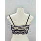 Black Lace Floral Whimsygoth Romantic Dark Boudoir Bridal Bralette Large