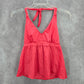Venus Pink Halter Padded Swimwear Swimsuit Tankini Tank Top Medium M 10